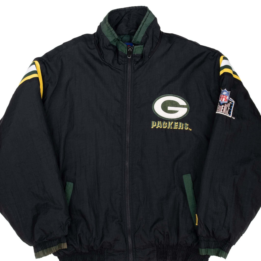 Vintage Nfl Green Bay Packers 1990S Heavy Windbreaker Jacket 1990S Size Large