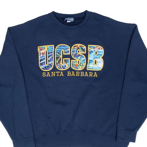 Vintage Ucsb Santa Barbara Sweatshirt 1990S Size Large Made In Usa