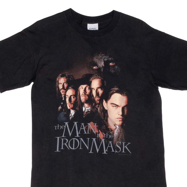 Vintage The Man In The Iron Mask 1998 Movie Tee Shirt Size Medium Made In Usa With Single Stitch Sleeves