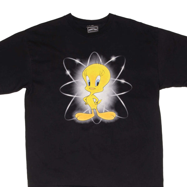 Vintage Looney Tunes Tweety Atom Tee Shirt 1998 Size XL