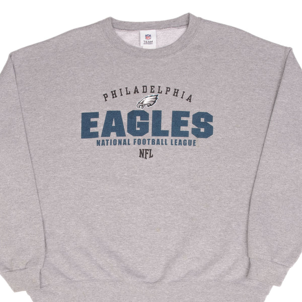 Vintage Nfl Philadelphia Eagles 2000S Grey Sweatshirt Size XL