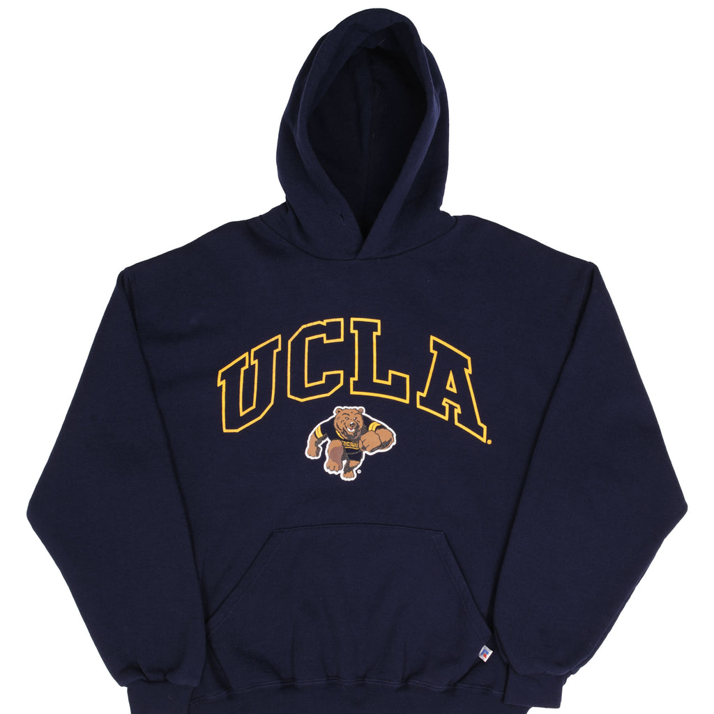 Vintage Ucla Bruins Blue Hoodie Sweatshirt 1990S Size Large. University Of California Los Angeles