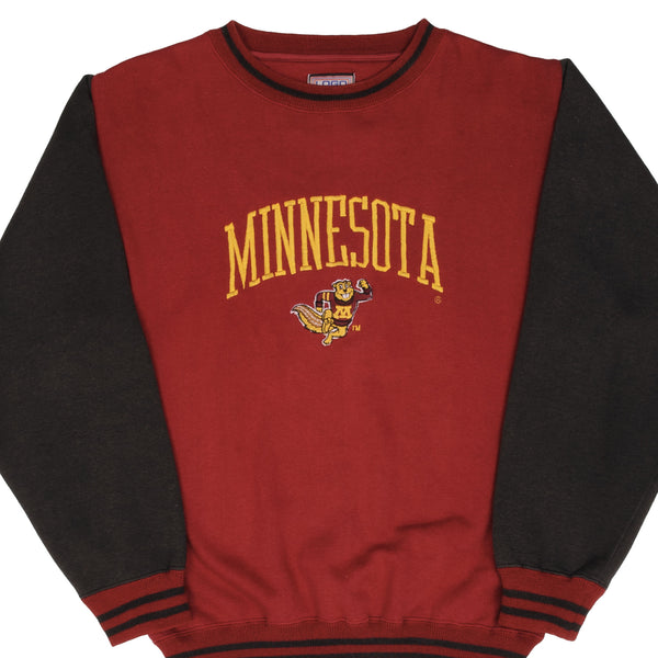 Vintage NCAA Minnesota Golden Gophers Embroidered Sweatshirt 1990S Size Medium