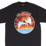 Bootleg Led Zeppelin Swan Song Tee Shirt Size Large Made In Usa With Single Stitch Sleeves