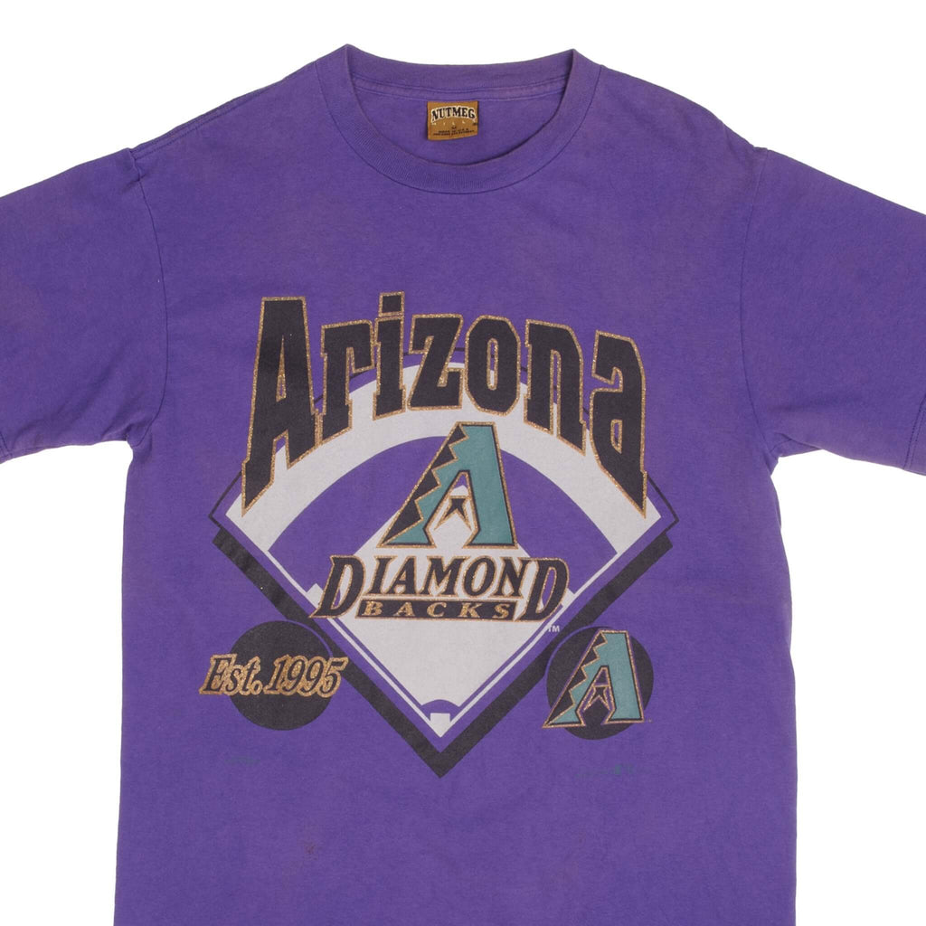 Vintage Major League Baseball Arizona Diamondbacks Nutmeg Tee Shirt 1995 Size Medium