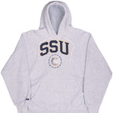 Vintage Ssu Salisbury State University Reverse Weave Hoodie Sweatshirt 1990S Size Large Made In USA