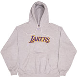 Vintage Nike Nba Los Angeles Lakers Center Swoosh Hoodie Sweatshirt 1990S Size XL