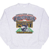 Vintage Nfl Denver Broncos Super Bowl Xxxii Champions 1998 Sweatshirt Size Large