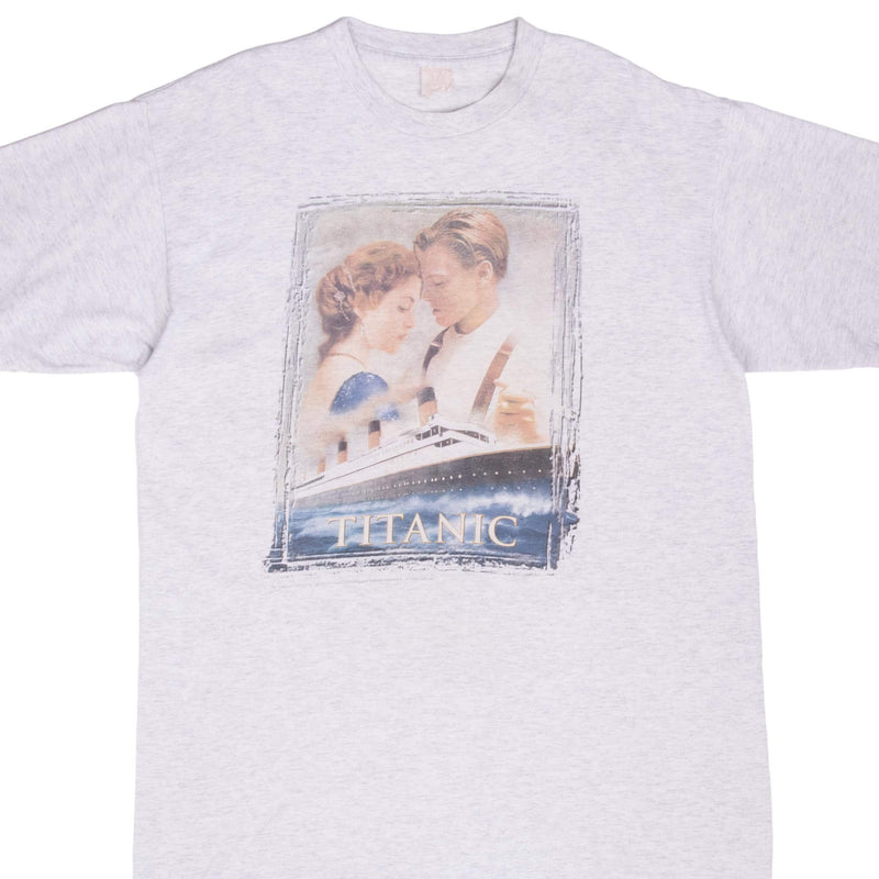 Vintage Original Titanic Movie 1998 Tee Shirt Size Large. Leonardo Di Caprio