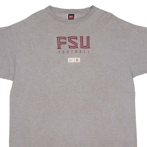 Vintage Nike Ncaa Florida State University Football Tee Shirt 1990S Size XL