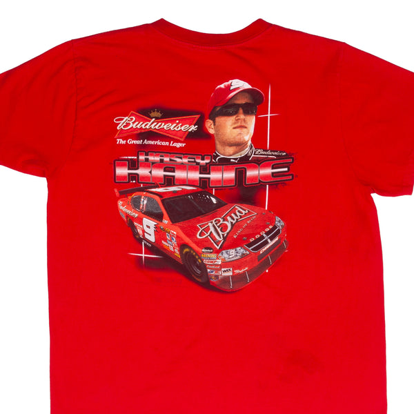 Vintage Nascar Kasey Kahne Budweiser 2000S Tee Shirt Size Large