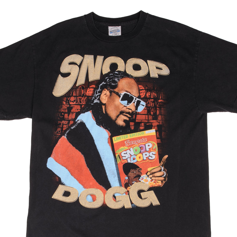 Bootleg Snoop Dogg Snoop Loop Smoke Weed Everyday Rap Tee Shirt Size XL Single Stitch