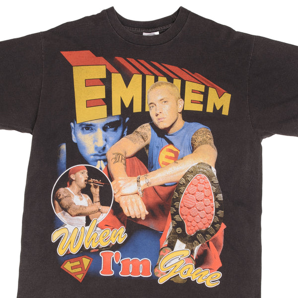 BOOTLEG RAP TEE SHIRT EMINEM WHEN IM GONE SUPERMAN