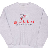 Vintage Nba Chicago Bulls Embroidered Sweatshirt 1990S Size Medium