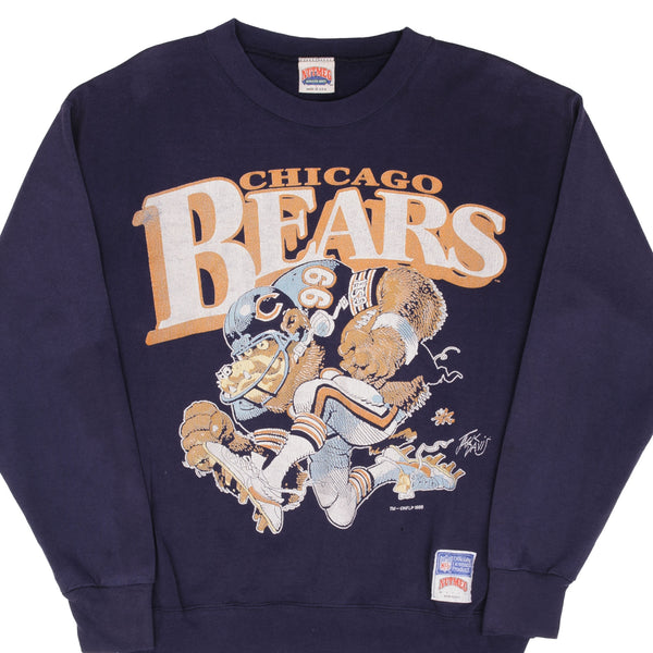 Vintage NFL Chicago Bears Sweatshirt 1988 Size Large Made In USA