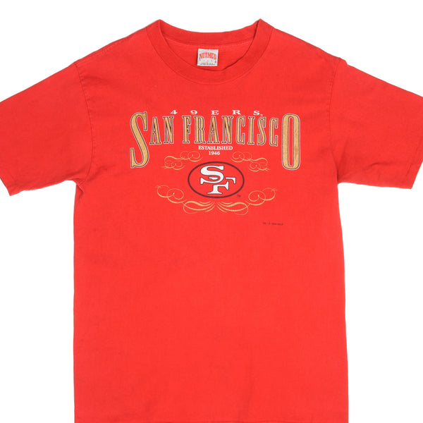 Vintage NFL San Francisco 49Ers Tee Shirt 1994 Size Large Made In USA With Single Stitch