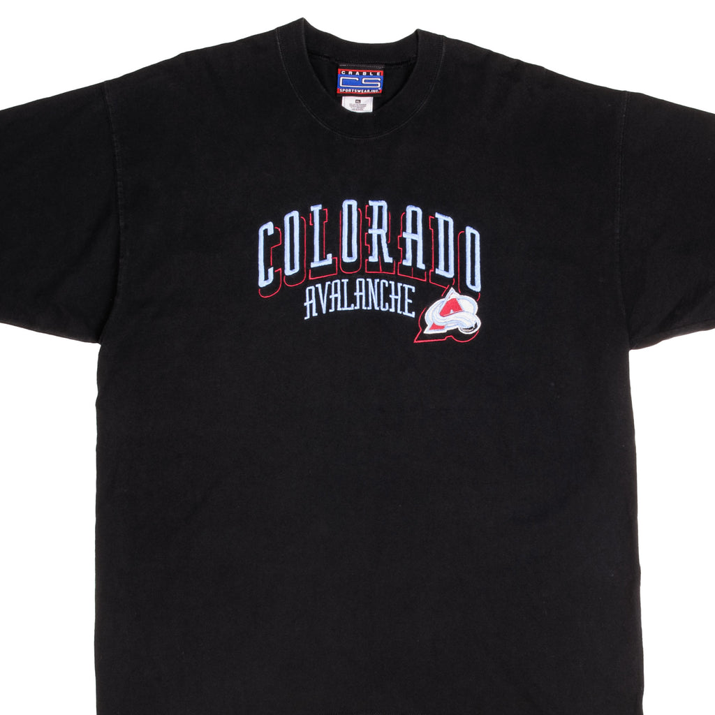 CustomCat Colorado Avalanche Vintage NHL T-Shirt Ash / 2XL