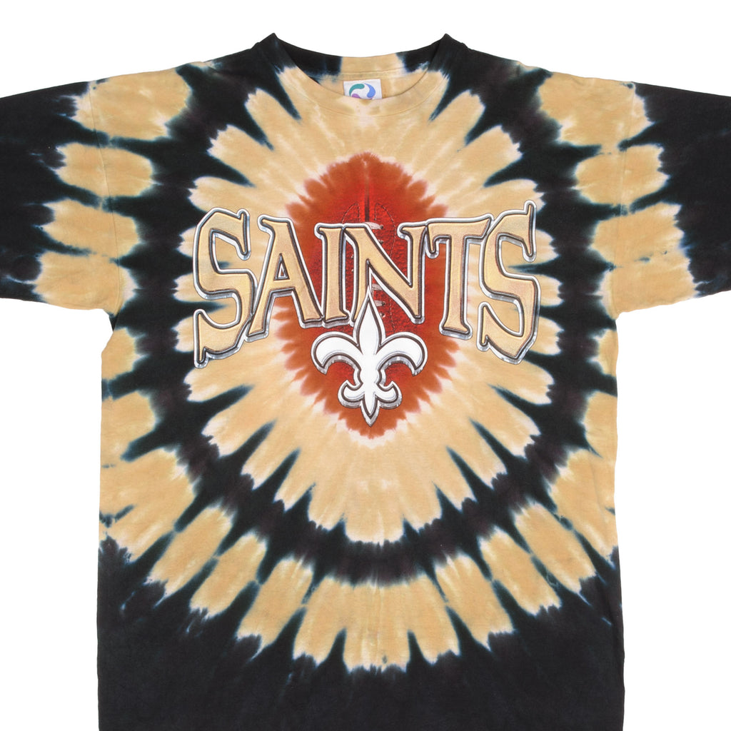 New Orleans Saints Who Dat Nation Tie-Dye T-Shirt NFL Football Adult Size  Small