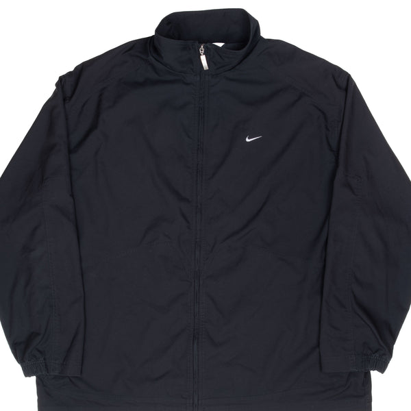 Vintage Nike Classic Swoosh Black Windbreaker Jacket 2000S Size 3XL