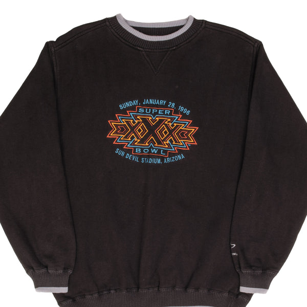 Vintage Nfl Super Bowl XXX Arizona Sun Devil Stadium 1996 Embroidered Crewneck Sweatshirt Size XL