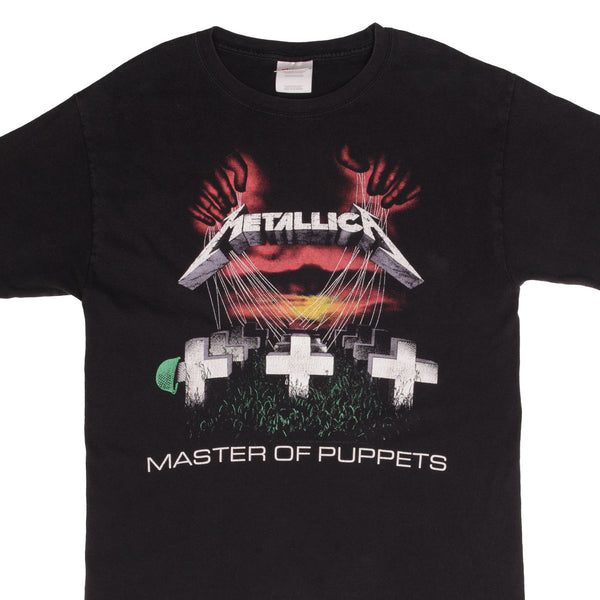 Vintage Metallica Master Of Puppets Tee Shirt 2007 Size Medium