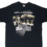 Vintage Rebels And Bandoleros Zz Top Lynyrd Skynyrd 2011 Tee Shirt Size 2XL