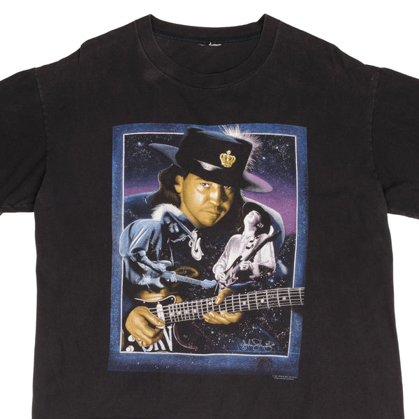 Vintage Stevie Ray Vaughan 1991 Tee Shirt Size XL With Single Stitch Sleeves