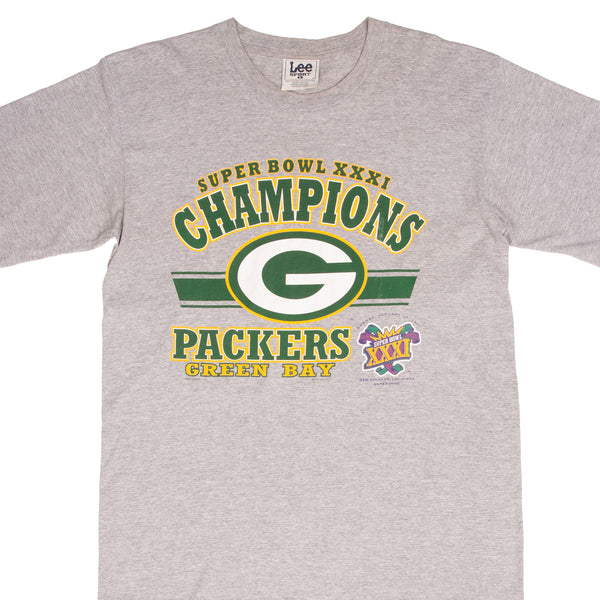 Vintage Nfl Green Bay Packers Super Bowl Champions XXXI 1997 Tee Shirt Size Large