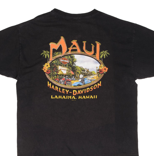 Vintage Harley Davidson Maui Hawaii 2007 Tee Shirt Size XL