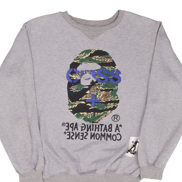 Vintage Bape A Bathing Ape Common Sense Sweatshirt Size Xl Youth Made In Japan