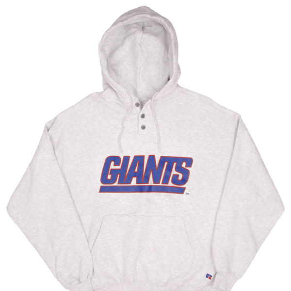 Vintage Nfl New York Giants Russell Heavyweight Hoodie Sweatshirt Size 2XL 1990S Made In USA