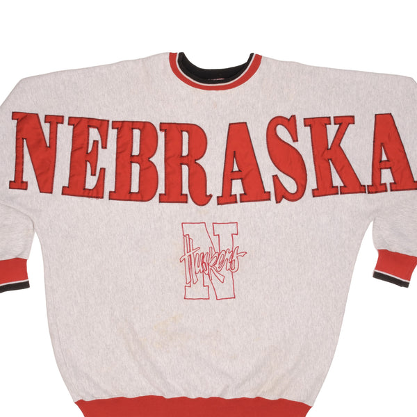 Vintage Ncaa Nebraska Huskers Legends Athletics Sweatshirt 1990S Size XL Made In Usa