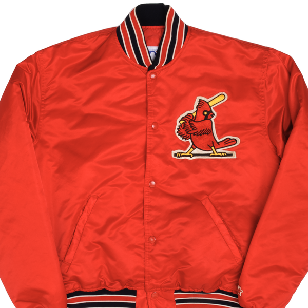 Medium. Vintage St. Louis Cardinals Satin Starter Varsity 