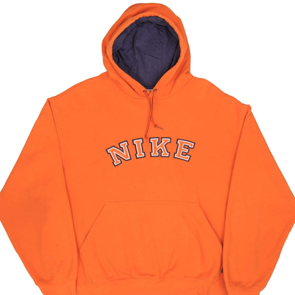 Orange nike hoodie best sale