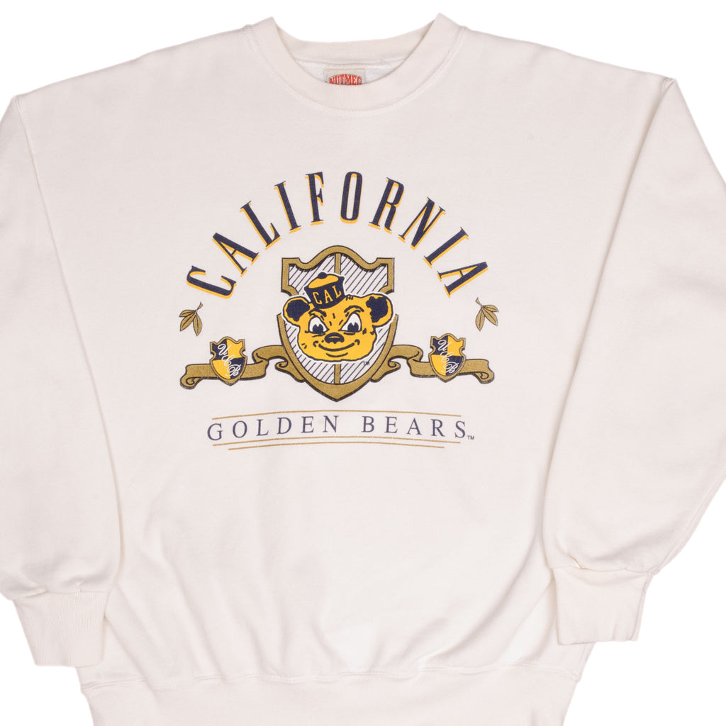 Vintage University Of California Berkeley UCB Golden Bears Sweatshirt 1990S Size XL Made In Usa