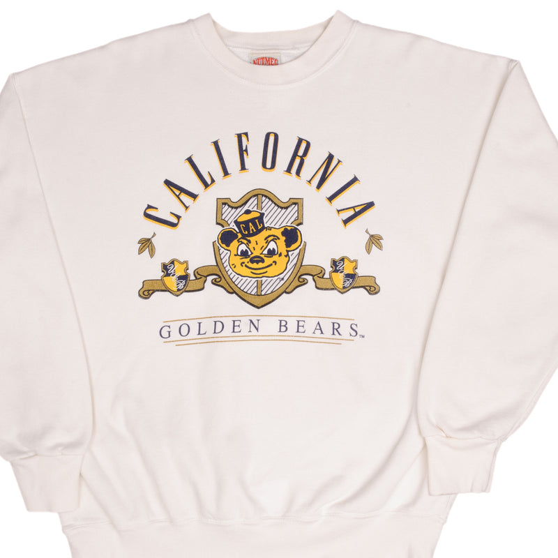 Vintage University Of California Berkeley UCB Golden Bears Sweatshirt 1990S Size XL Made In Usa