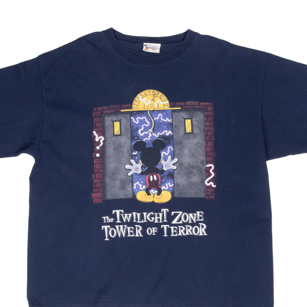 Vintage Disney The Twilight Zone Tower Of Terror 1990S Tee Shirt Size XL Made In USA