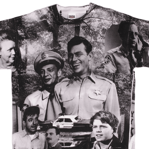 CAMISETA VINTAGE CON ESTAMPADO COMPLETO DEL SHOW DE ANDY GRIFFITH, 1992, TALLA 2XL