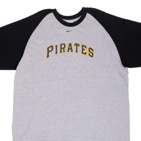 VINTAGE NIKE MLB PITTSBURGH PIRATES 2006 RAGLAN TEE SHIRT SIZE XL