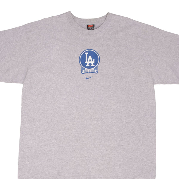 Vintage Nike Center Swoosh Mlb Los Angeles Dodgers Tee Shirt 2002 Size XL