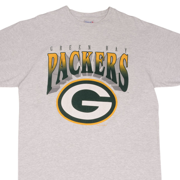 Vintage NFL Green Bay Packers 1997 Gray Tee Shirt Size XL