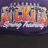 Vintage MLB Colorado Rockies 2000S Snap Back Cap