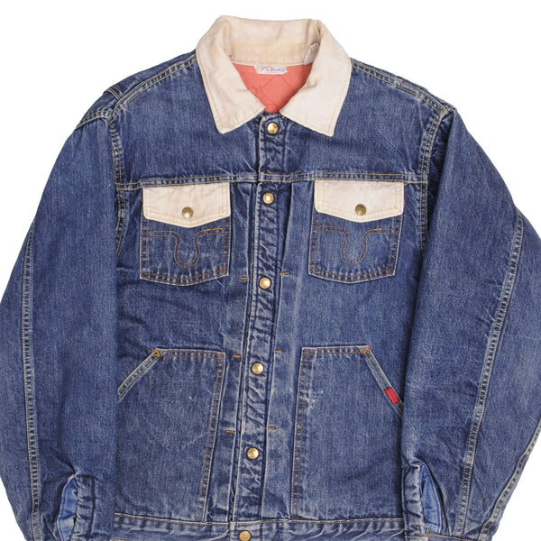 vintage buckaroo big smith pleated denim jacket type 2 1960s size