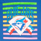 Vintage Mlb Toronto Blue Jays 1991 Tee Shirt Size Medium With Single Stitch Sleeves
