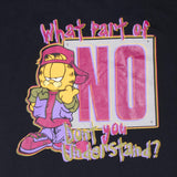 Vintage Garfield What Part Of No You Don't Understand 1990S Tee Shirt Size 2XL Tall Made In USA