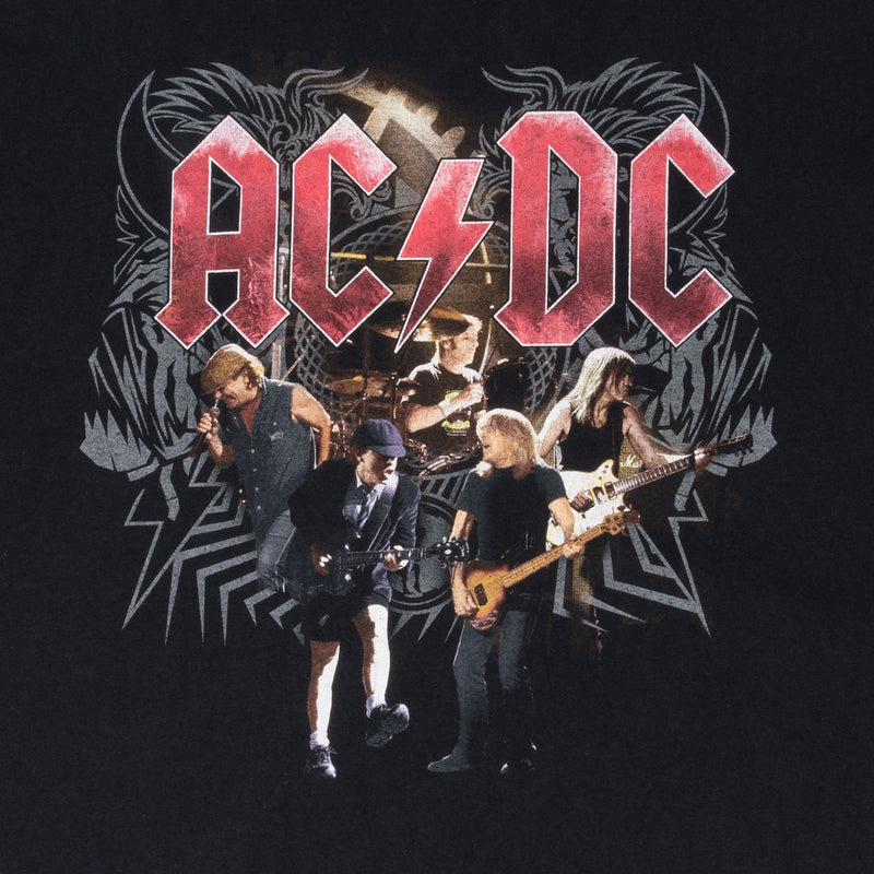 Vintage Acdc Black Ice Tour 2008 2009 Tee Shirt Size XL