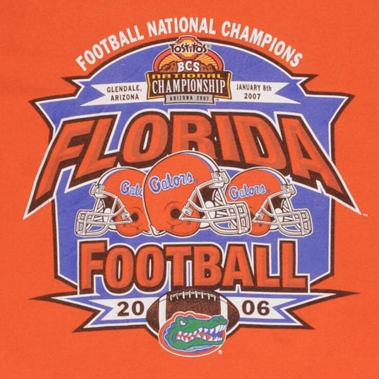 Florida fashion Gators Football 2006 Nation Champions Jacket