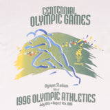 Vintage Atlanta Centennial Olympic Games 1996 Tee Shirt Size Large With Single Stitch Sleeves