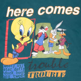 Vintage Looney Tunes Bugs Bunny Sylverster Daffy Duck 1998 Tee Shirt Size 3XL