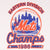 Vintage Mlb New York Mets Champions 1986 Tee Shirt Size Medium Made In Usa